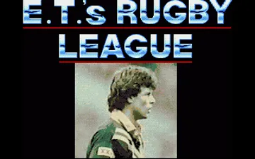 E.T.'s Rugby League screen shot title